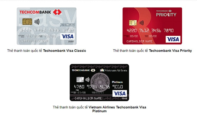 thẻ atm techcombank